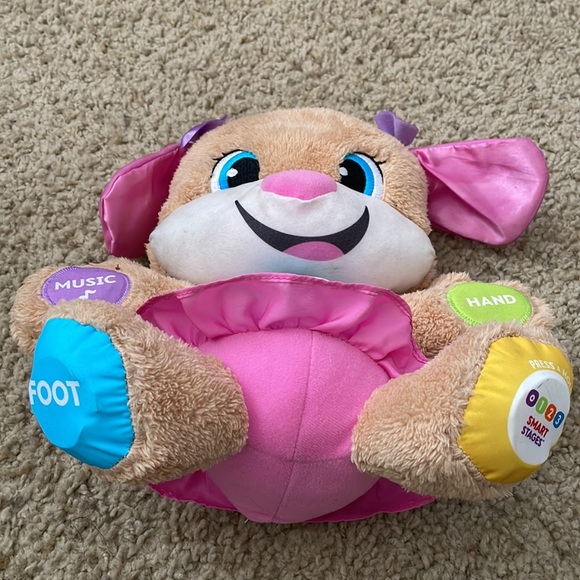 Fisher-Price Plush Sis Baby Toy w/Smart Stages Learning Content, Laugh & Learn - Picture 13 of 14